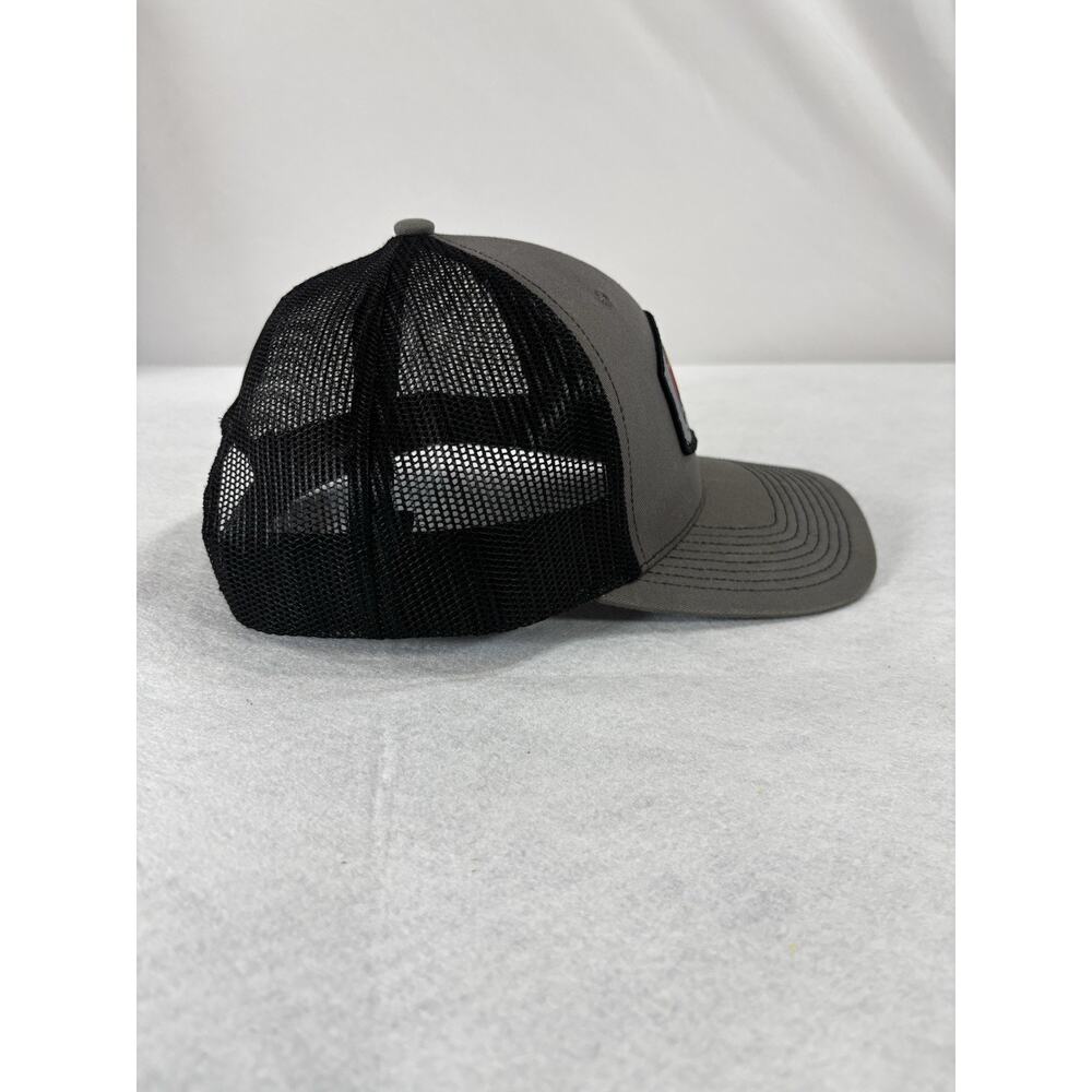 Whole Hog Cafe Hat Mesh Trucker Snapback Black Grey Dadcore - Picture 4 of 6